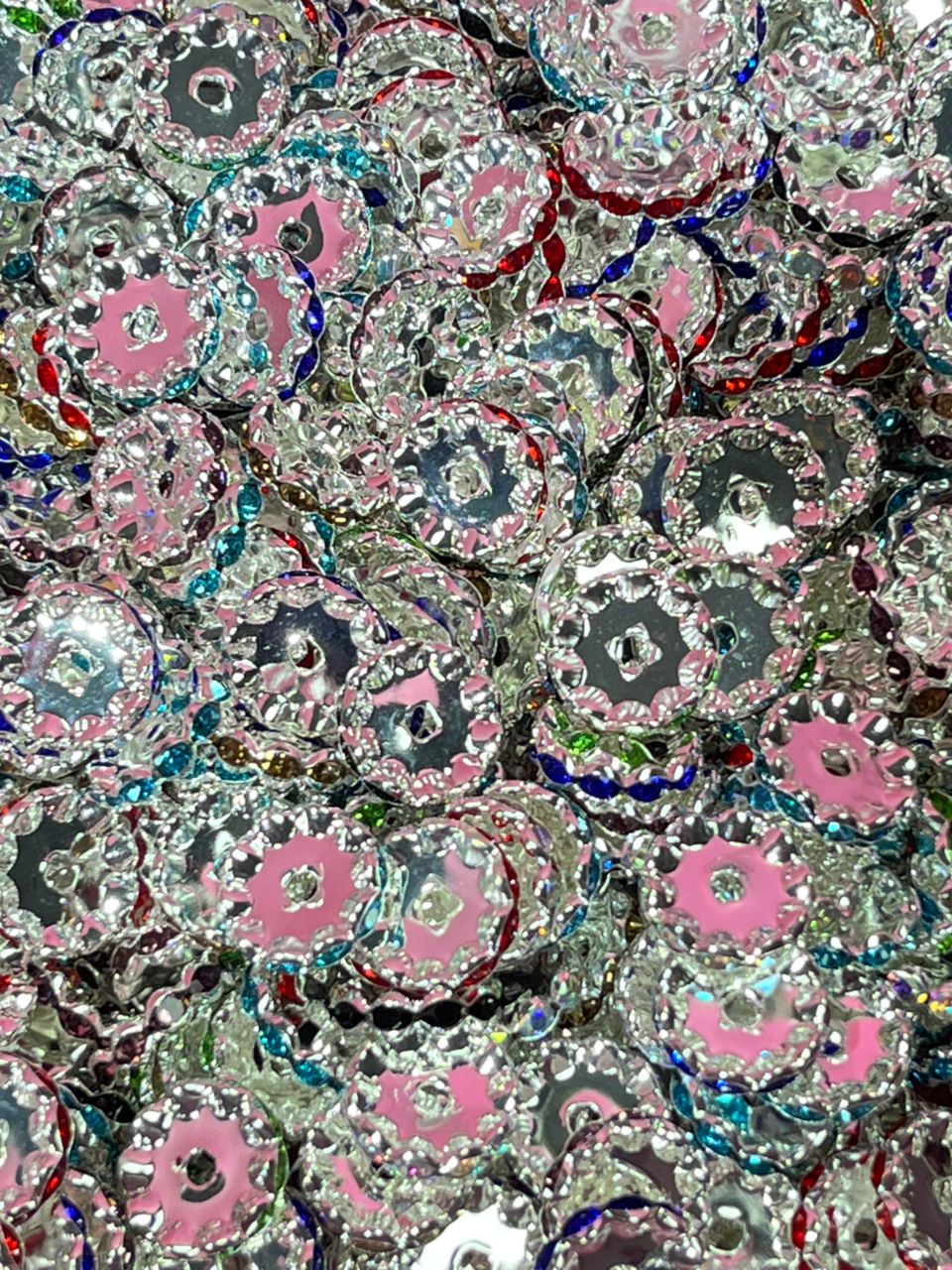 【A-02】💝Diamond spacers （10mm 12mm 15mm Mixed）