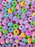 【A04】💝Dopamine-colored wheel beads （13mm*4mm）