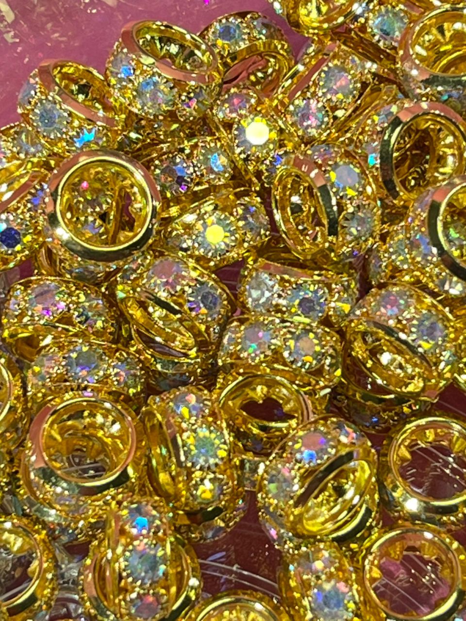 【B01】💝Metal strip AB drill wheel spacer （12mm）