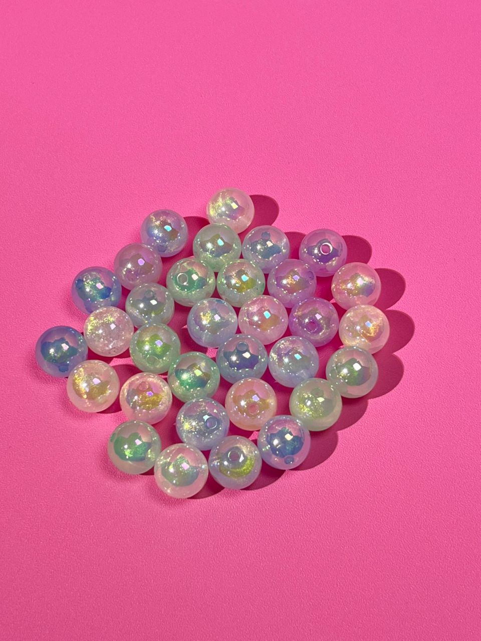【B04】💝Starry Night Glowing Beads （16mm）