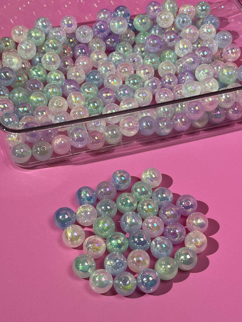 【B04】💝Starry Night Glowing Beads （16mm）