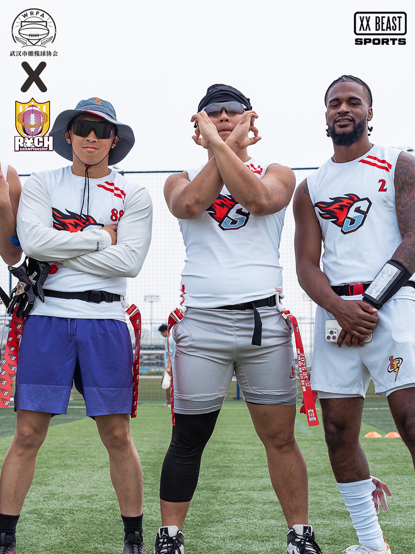 Flag Football Gear: 2025 New Model American Football Flags — Threaded-Tip PVC Streamers