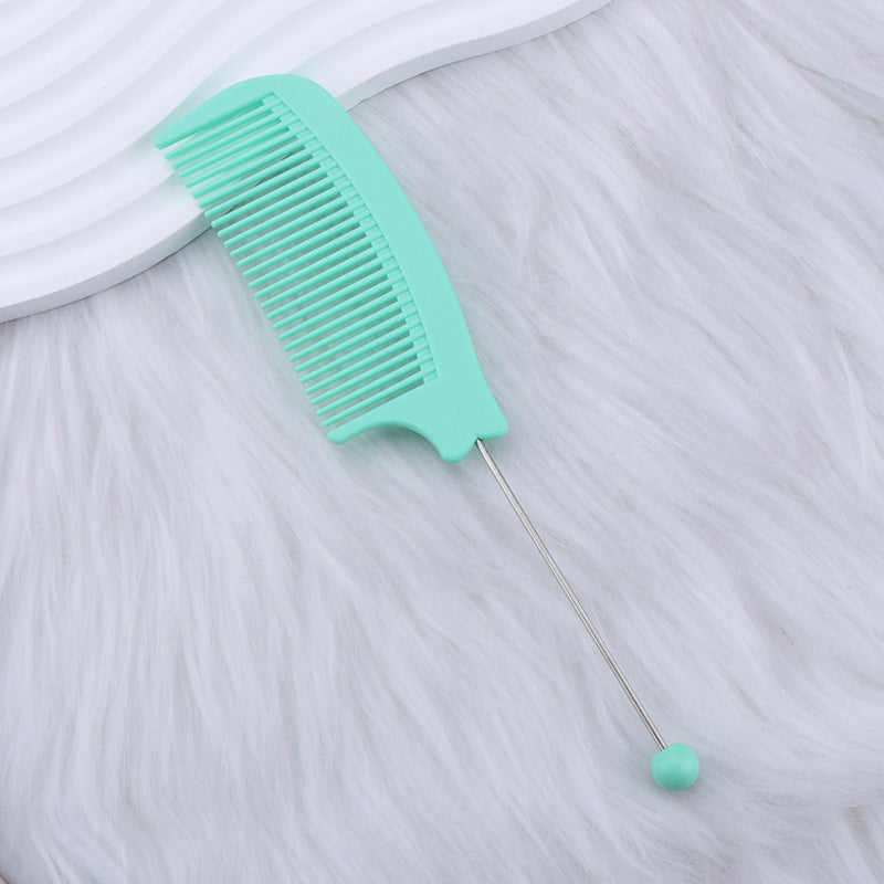 Wholesale Simple Plastic Hair Combs & Tail Combs — Fine-toothed Teasing Combs & Styling Tools — Creative Multi-color Detangling & Curling Combs