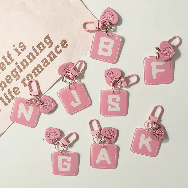 Creative Letter Keychain & Phone Charm — Trendy, Original Design — Anti-Loss Hanging Chain, Bag Accessory, and Personalized Accent