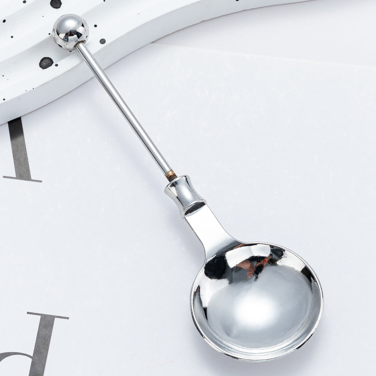 DIY Beaded Cutlery Set: Bottle Opener, Butter Knife, Cheese Knife, Salad Spoon, Sugar Spoon — Stainless Steel Kitchenware