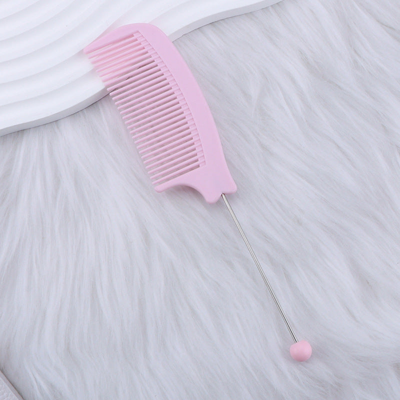 Wholesale Simple Plastic Hair Combs & Tail Combs — Fine-toothed Teasing Combs & Styling Tools — Creative Multi-color Detangling & Curling Combs