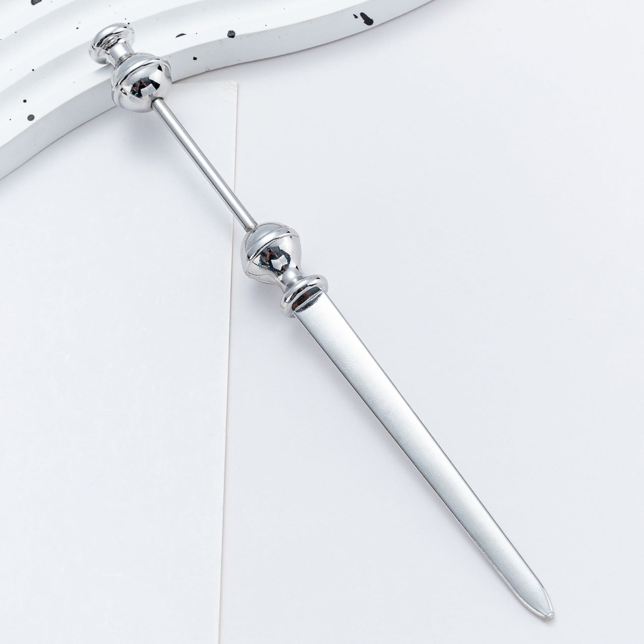 DIY Beaded Cutlery Set: Bottle Opener, Butter Knife, Cheese Knife, Salad Spoon, Sugar Spoon — Stainless Steel Kitchenware