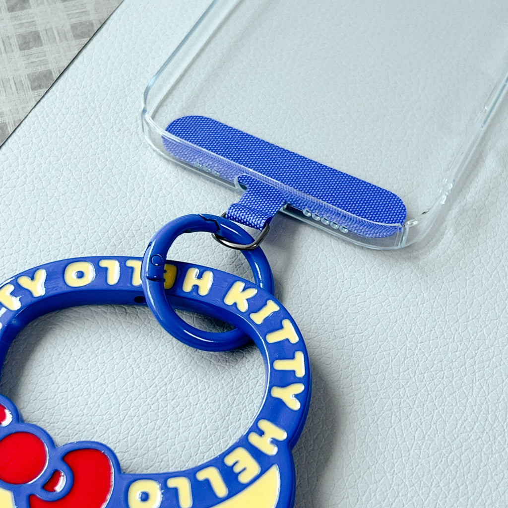 Handheld Phone Lanyard Adapter Tab — Wrist Strap / Case Attachment Patch (Thin Insert)