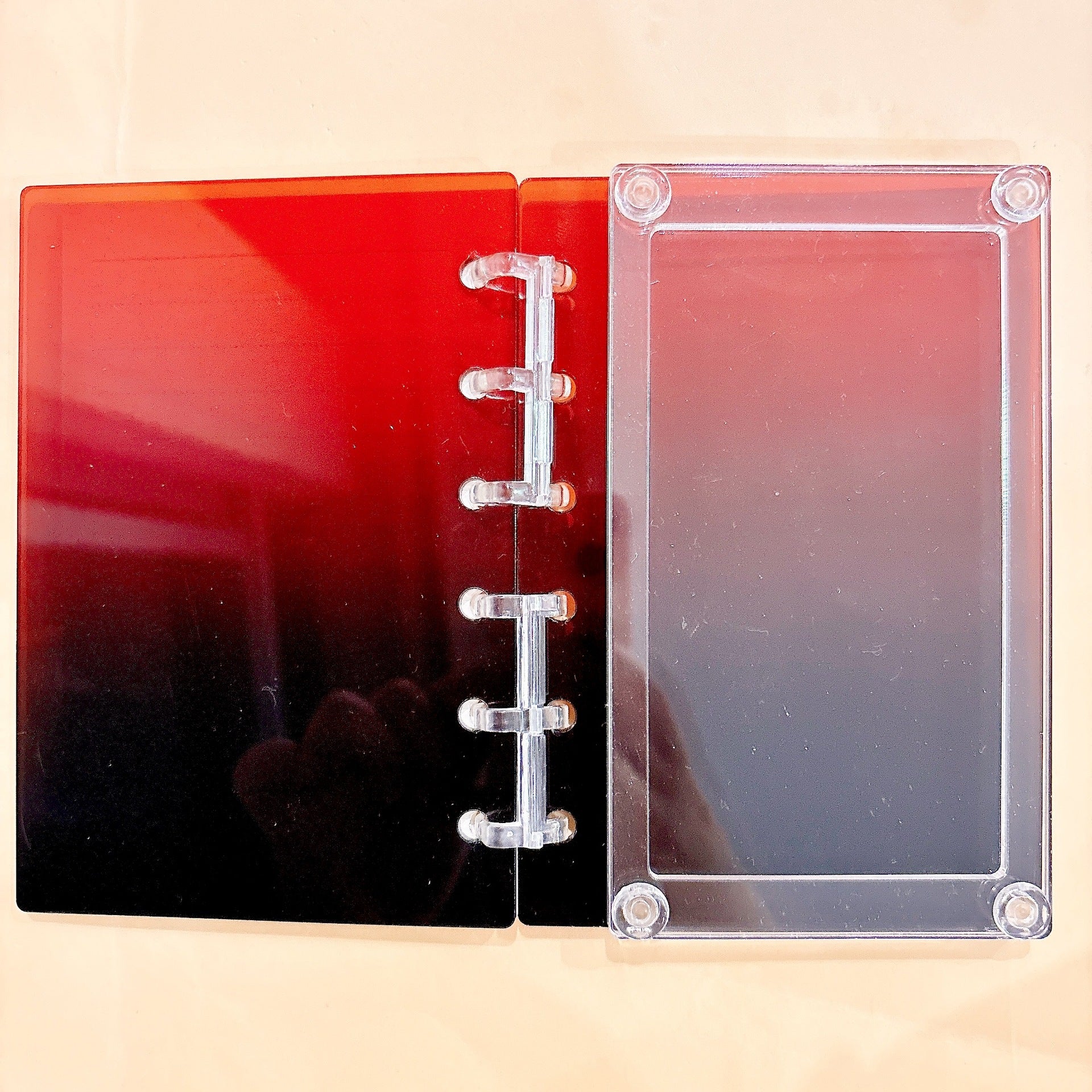 Gradient Color "Shaker" Notebook — Best-Selling Acrylic Loose-Leaf Binder | Exquisite DIY Shaker Design (A7/A5 Sizes)