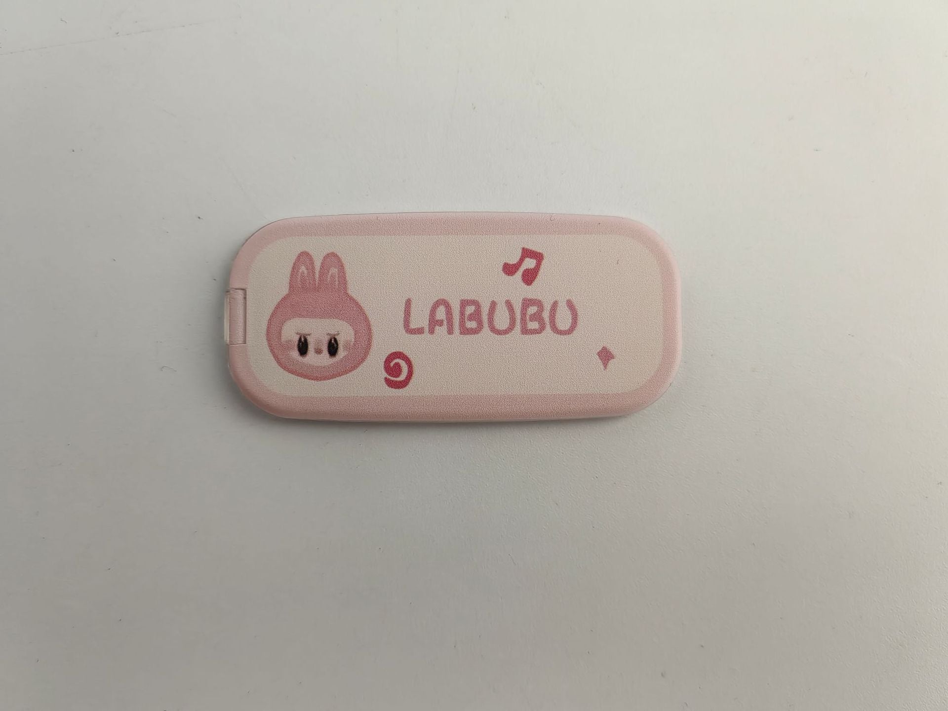 New Foldable Touch-up Mirror & Phone Stand — Cute Cartoon Puppy Design, Adhesive Backing, Dual Horizontal/Vertical Use, Stylish