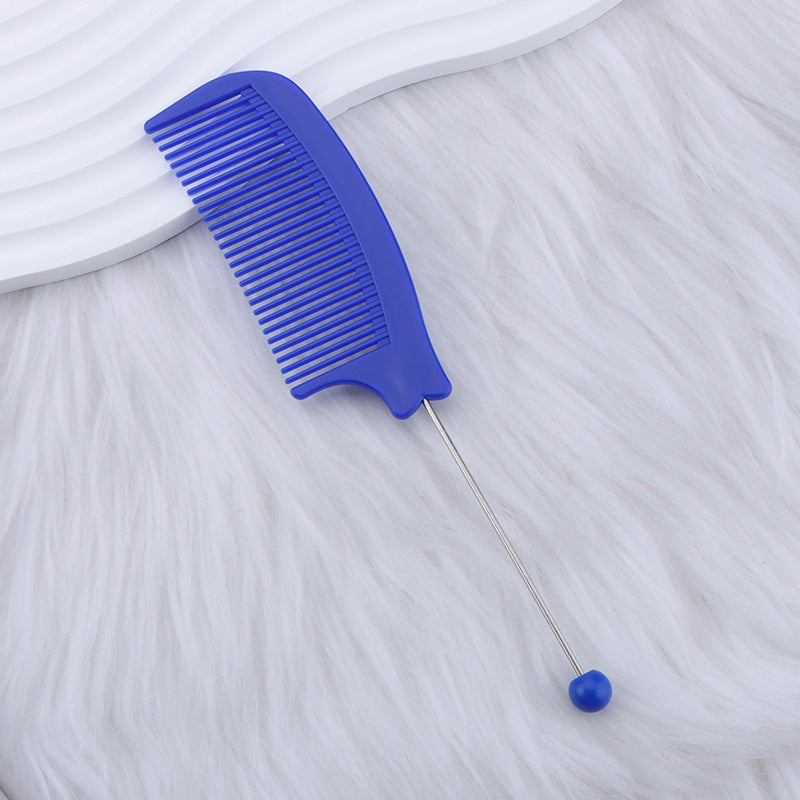Wholesale Simple Plastic Hair Combs & Tail Combs — Fine-toothed Teasing Combs & Styling Tools — Creative Multi-color Detangling & Curling Combs