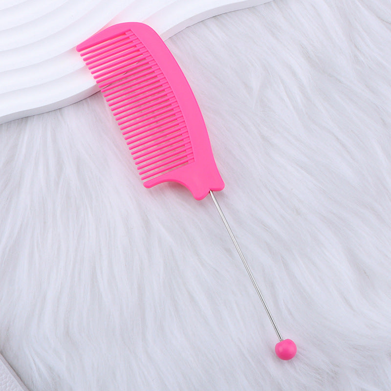 Wholesale Simple Plastic Hair Combs & Tail Combs — Fine-toothed Teasing Combs & Styling Tools — Creative Multi-color Detangling & Curling Combs