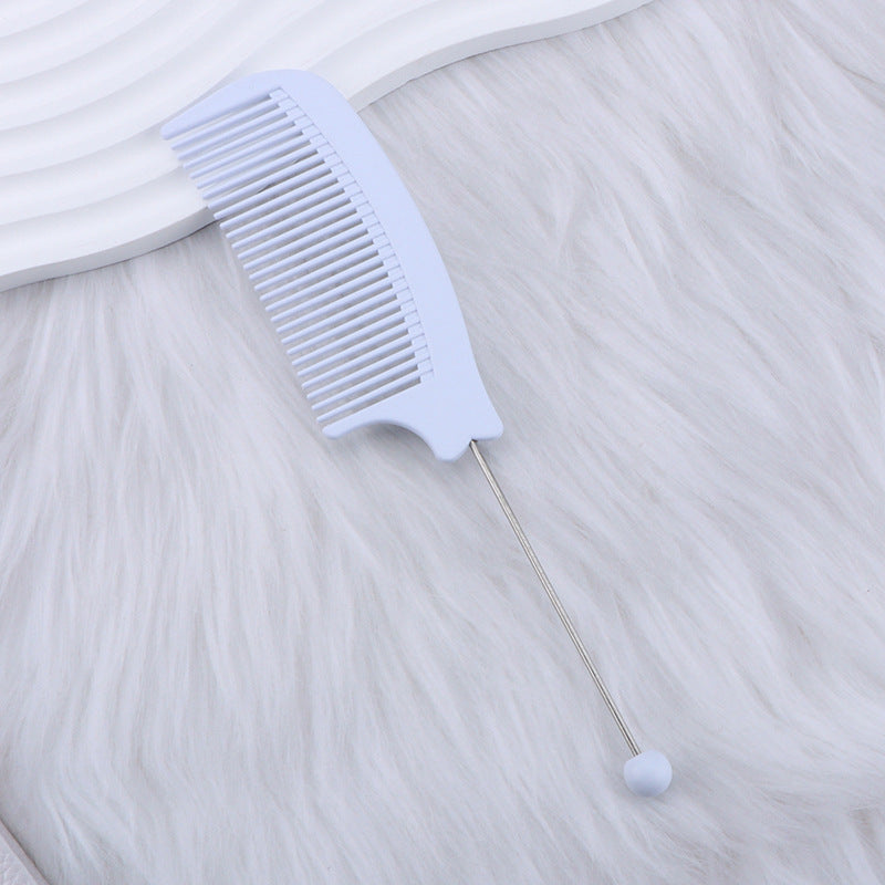 Wholesale Simple Plastic Hair Combs & Tail Combs — Fine-toothed Teasing Combs & Styling Tools — Creative Multi-color Detangling & Curling Combs