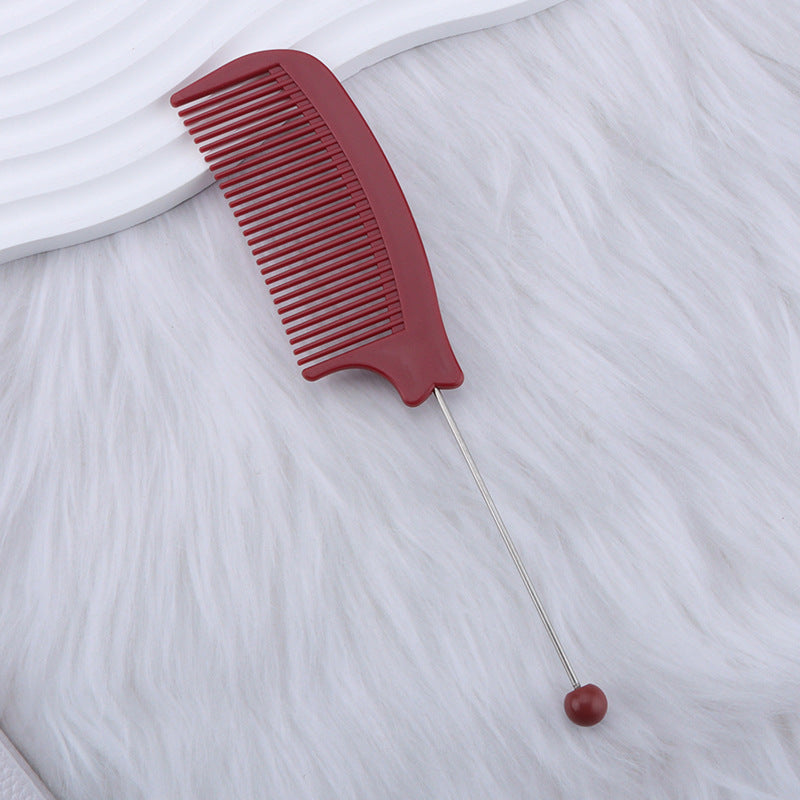 Wholesale Simple Plastic Hair Combs & Tail Combs — Fine-toothed Teasing Combs & Styling Tools — Creative Multi-color Detangling & Curling Combs