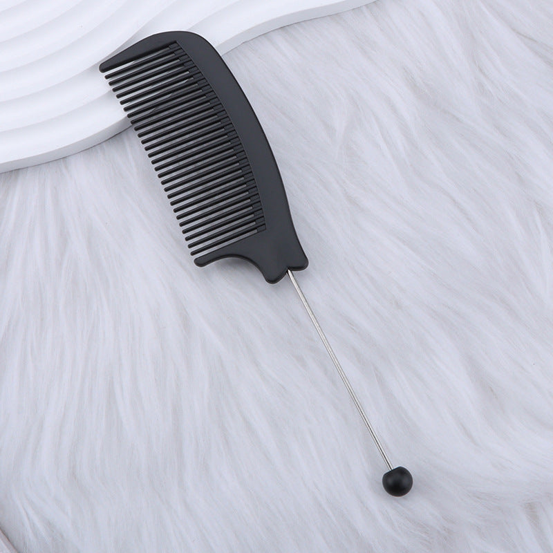 Wholesale Simple Plastic Hair Combs & Tail Combs — Fine-toothed Teasing Combs & Styling Tools — Creative Multi-color Detangling & Curling Combs