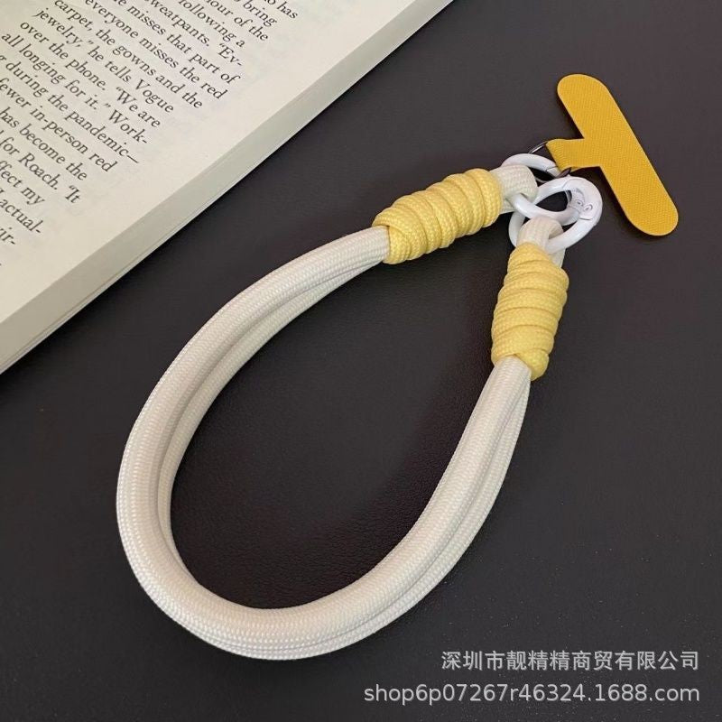 Keychain, color-blocked phone case, lanyard, camera bag charm, phone chain, anti-theft lanyard, neck strap