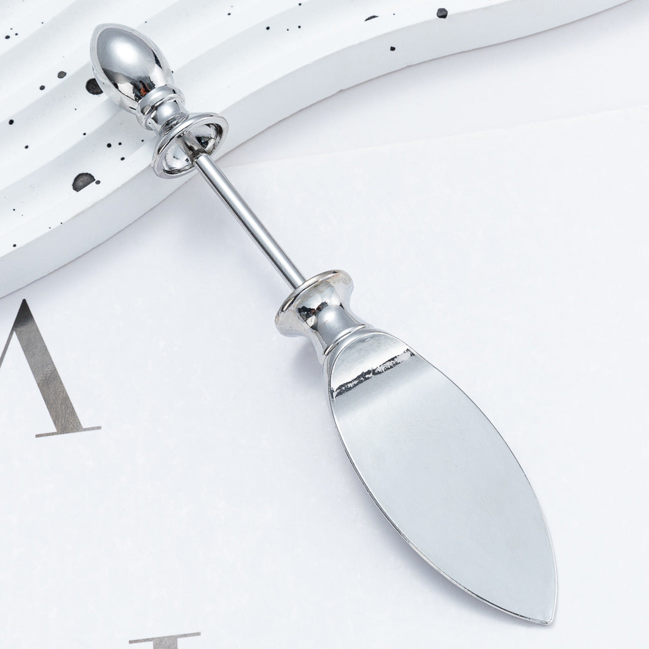 DIY Beaded Cutlery Set: Bottle Opener, Butter Knife, Cheese Knife, Salad Spoon, Sugar Spoon — Stainless Steel Kitchenware