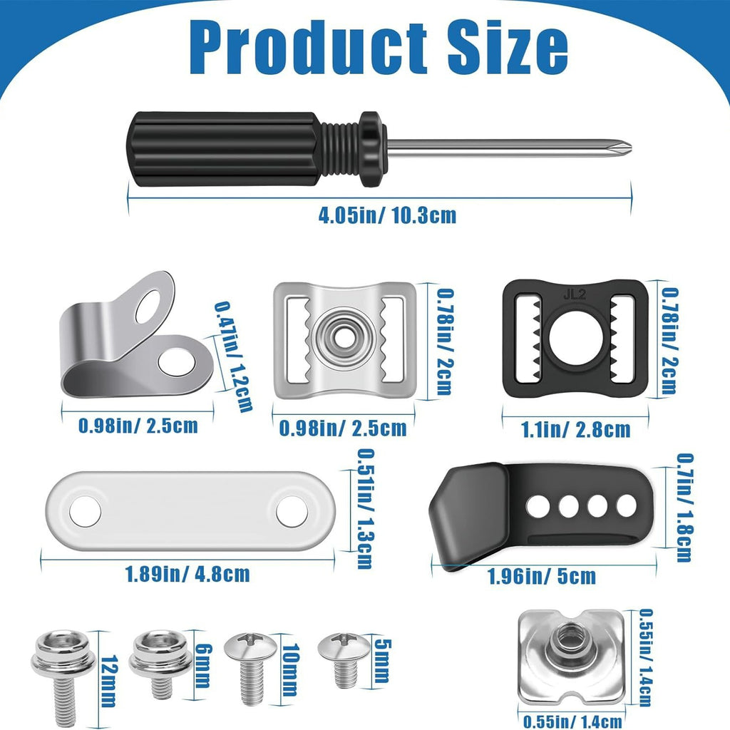 31-Piece Boxed Repair Kit: Replacement Screws and Parts for Football, Baseball, Hockey, and Softball Helmets