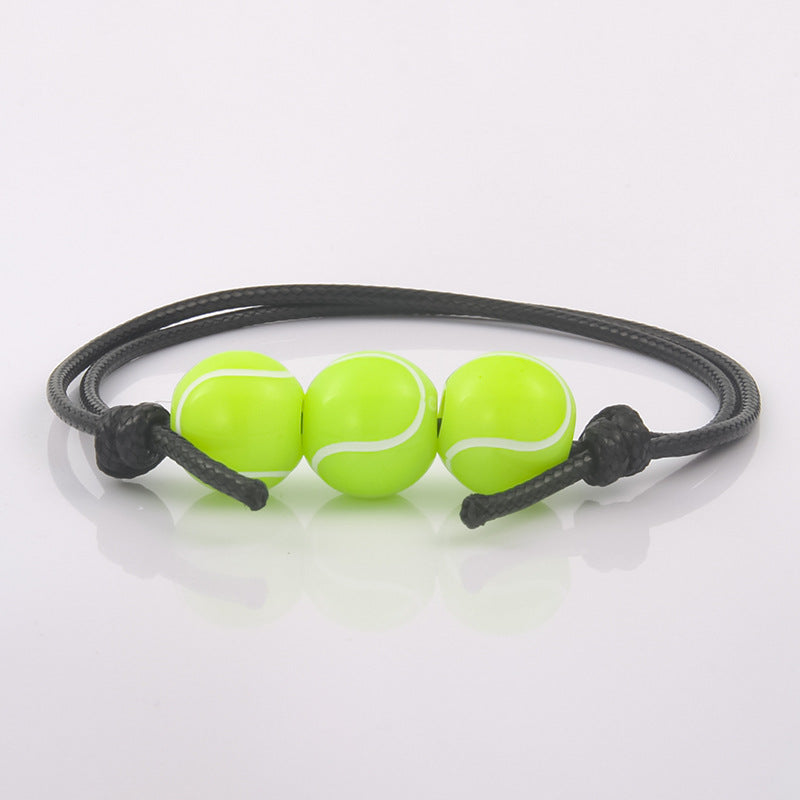 Woven Beaded Bracelets: Basketball, Soccer, and Football Styles