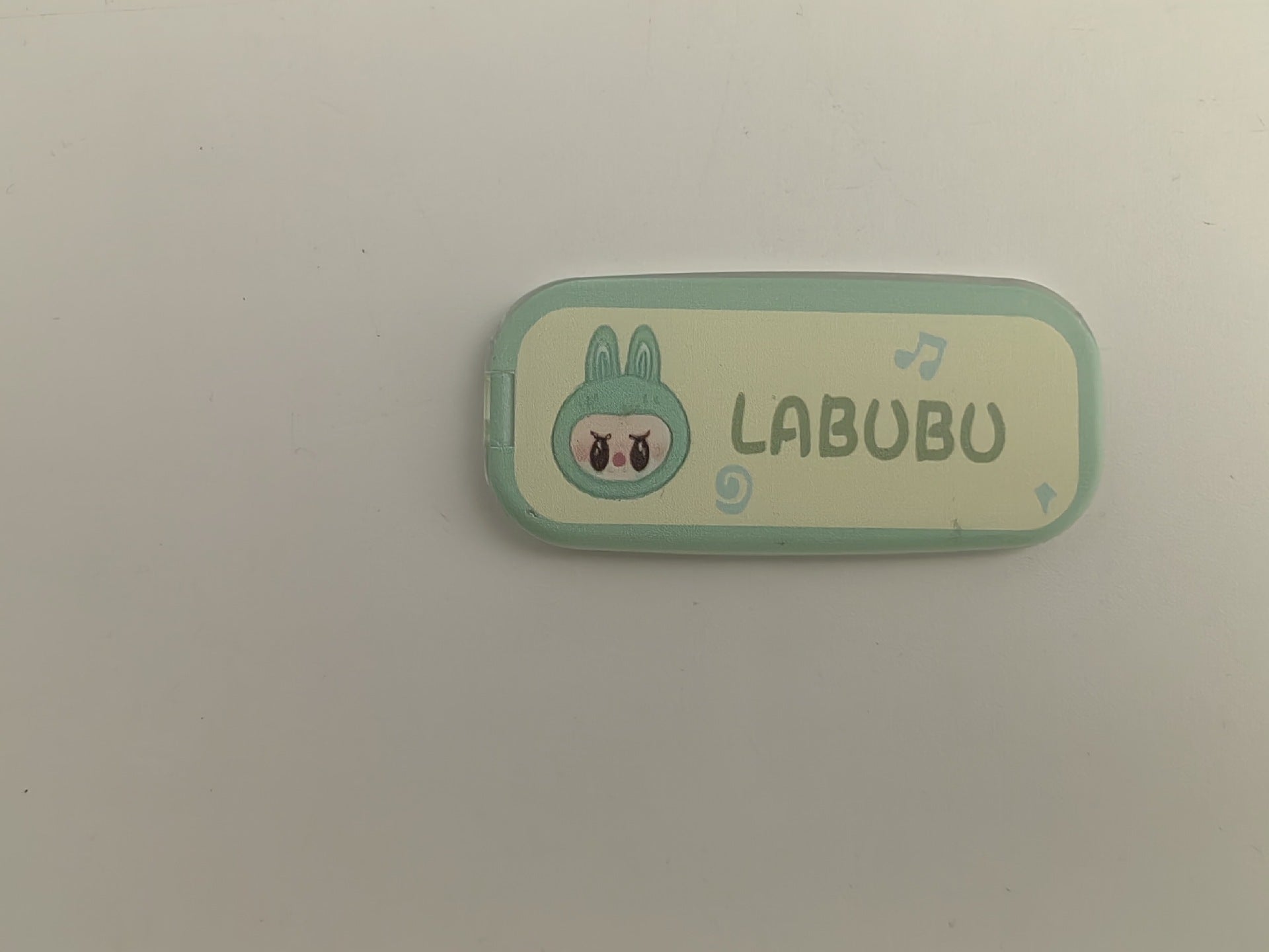 New Foldable Touch-up Mirror & Phone Stand — Cute Cartoon Puppy Design, Adhesive Backing, Dual Horizontal/Vertical Use, Stylish