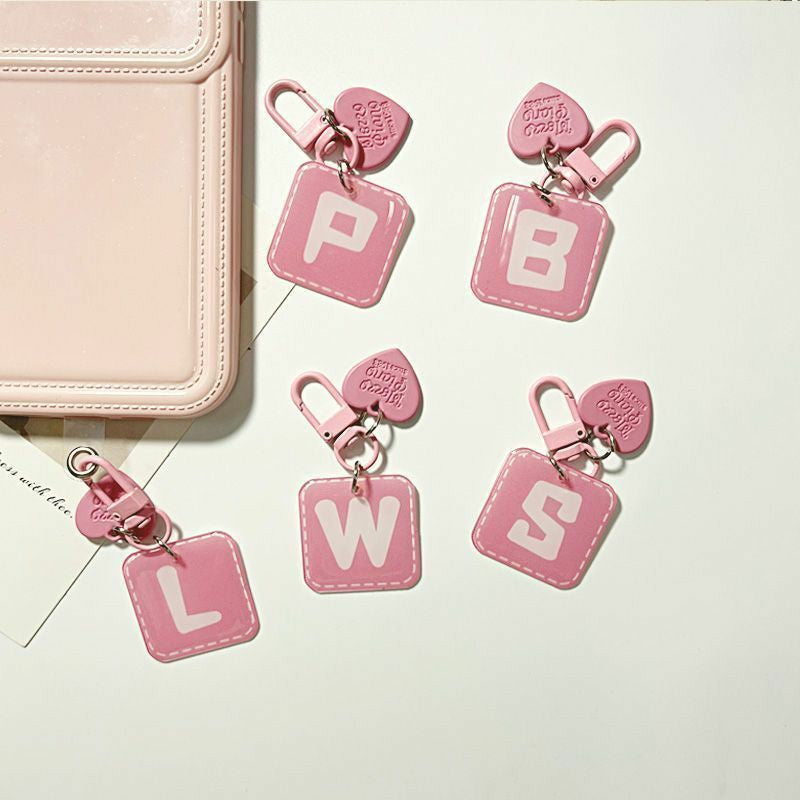 Creative Letter Keychain & Phone Charm — Trendy, Original Design — Anti-Loss Hanging Chain, Bag Accessory, and Personalized Accent