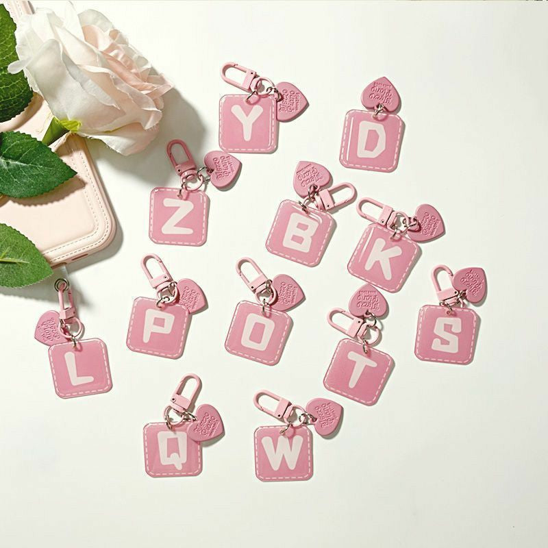 Creative Letter Keychain & Phone Charm — Trendy, Original Design — Anti-Loss Hanging Chain, Bag Accessory, and Personalized Accent