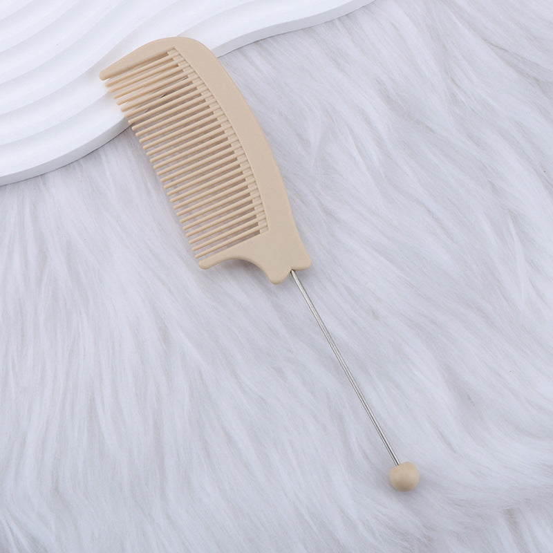 Wholesale Simple Plastic Hair Combs & Tail Combs — Fine-toothed Teasing Combs & Styling Tools — Creative Multi-color Detangling & Curling Combs
