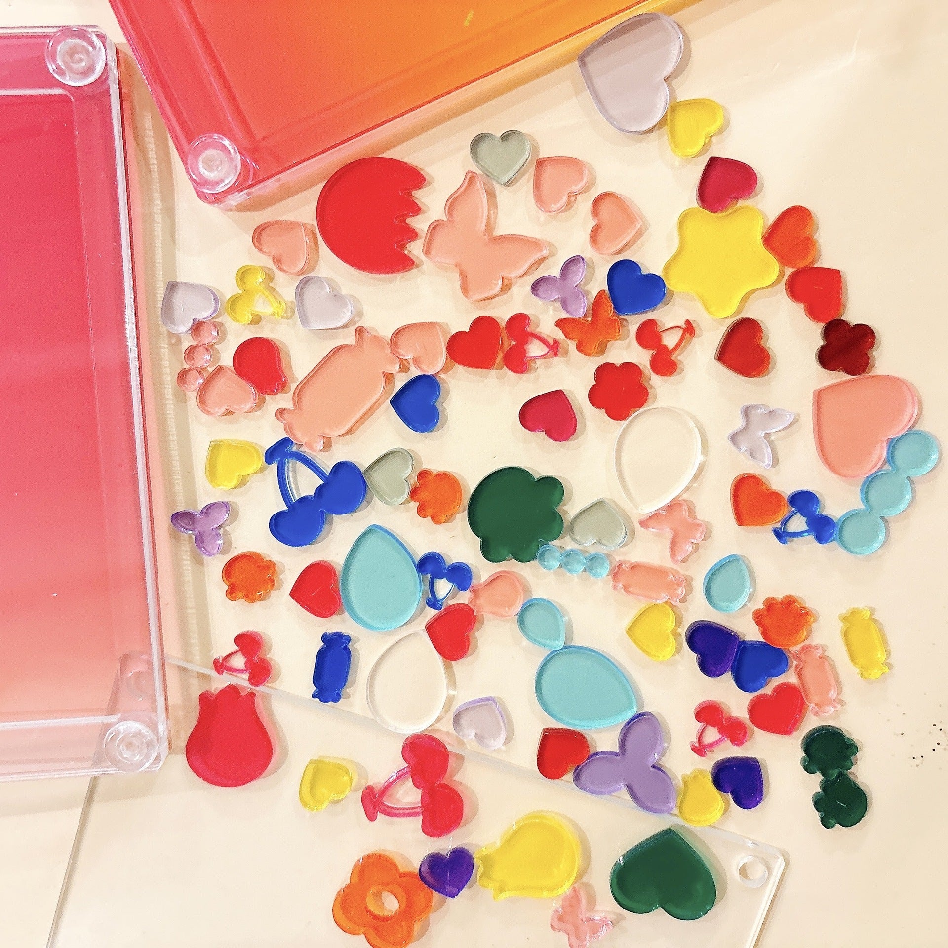 Gradient Color "Shaker" Notebook — Best-Selling Acrylic Loose-Leaf Binder | Exquisite DIY Shaker Design (A7/A5 Sizes)