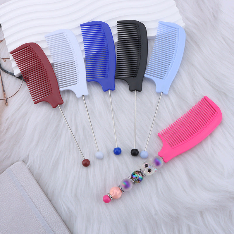 Wholesale Simple Plastic Hair Combs & Tail Combs — Fine-toothed Teasing Combs & Styling Tools — Creative Multi-color Detangling & Curling Combs