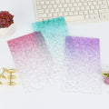 A6 Transparent Acrylic Loose-Leaf Notebook Cover — Student Planner, Notebook, and Coil Binder Refill