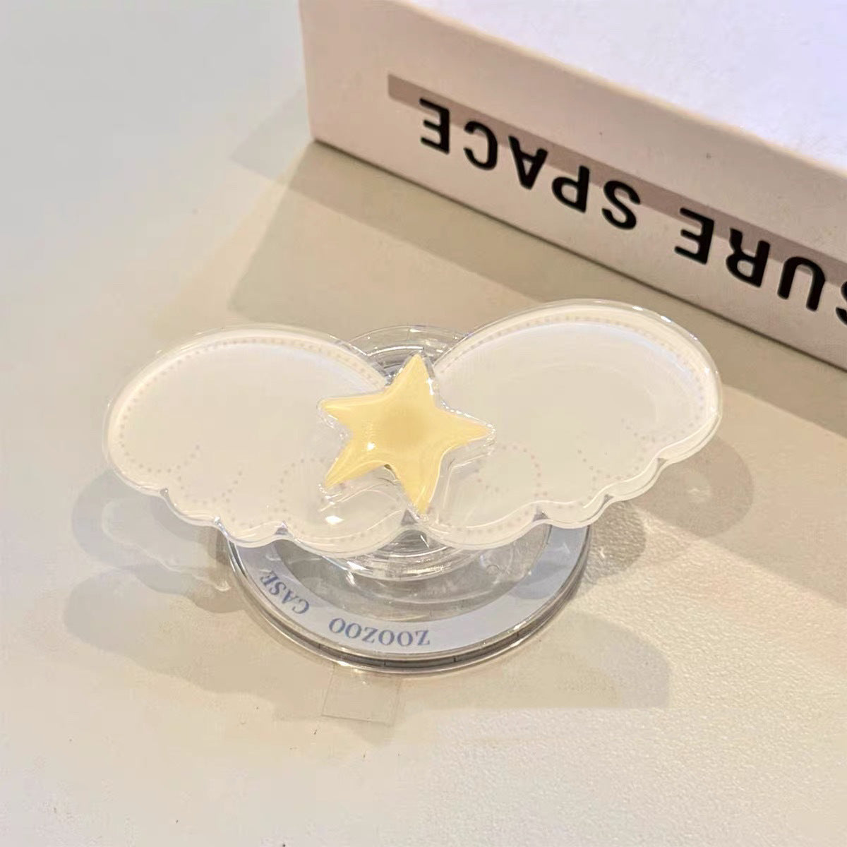 Cute Rotating Star-Wing MagSafe Stand — Strong Magnetic Adhesion & Portable