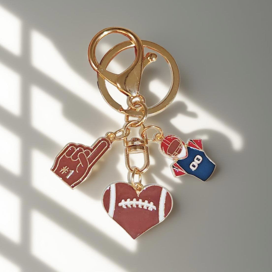 Rugby Keychain – North America (USA, Canada, Mexico) Tournament Sports Merchandise, World Cup Fan Support Gift, and Decorative Hanging Accessory