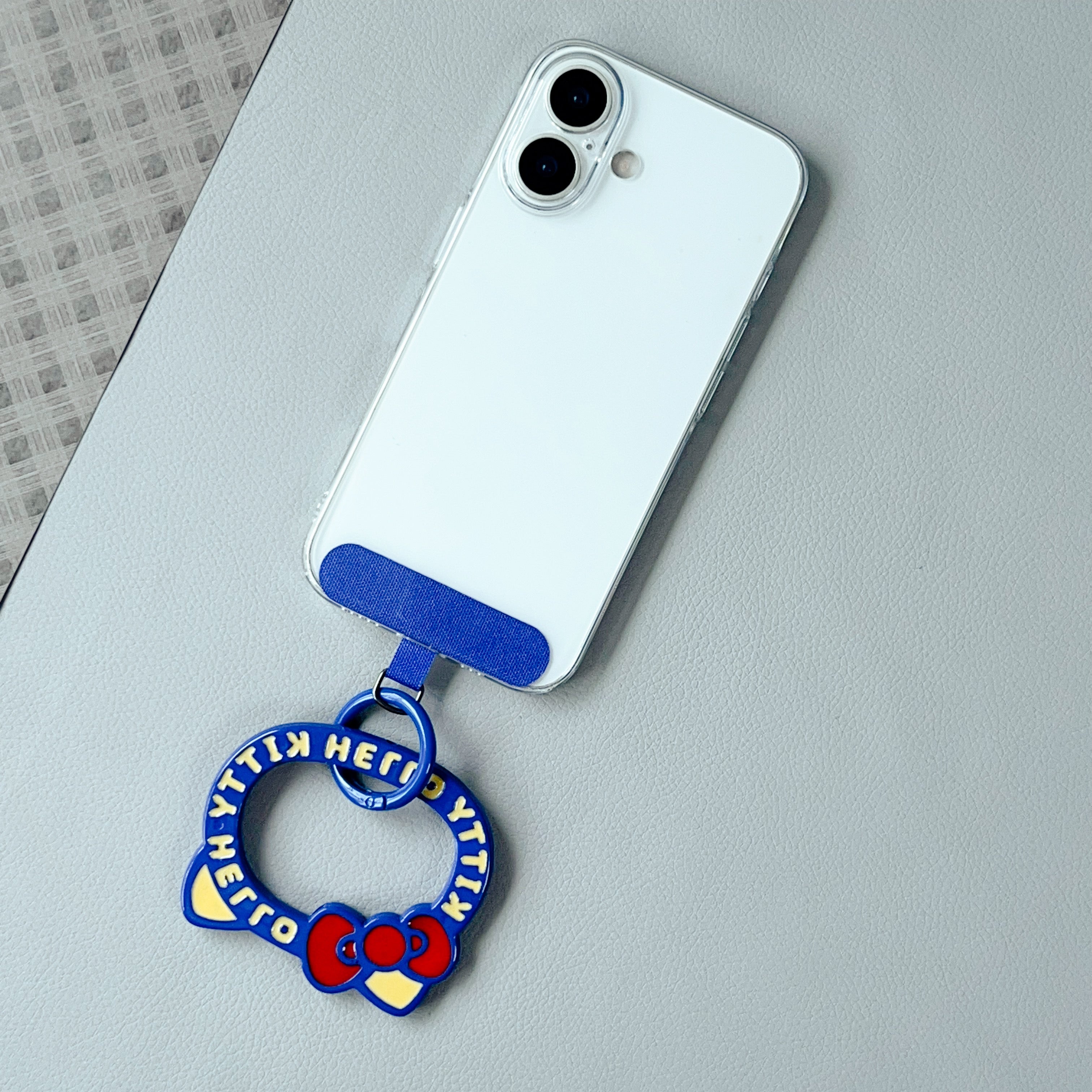 Handheld Phone Lanyard Adapter Tab — Wrist Strap / Case Attachment Patch (Thin Insert)