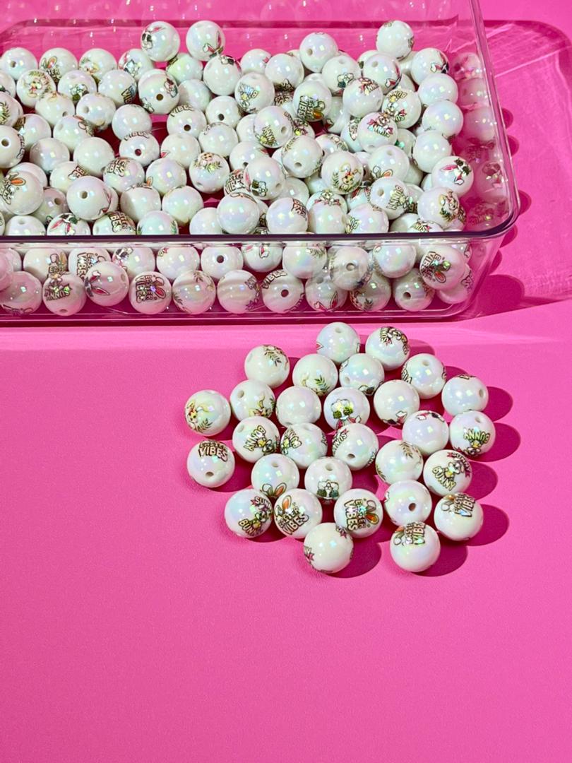 【G01】💝Easter Bunny Beads（16mm）