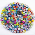 【i03】💝colorful rhinestone shinny Spacer beads